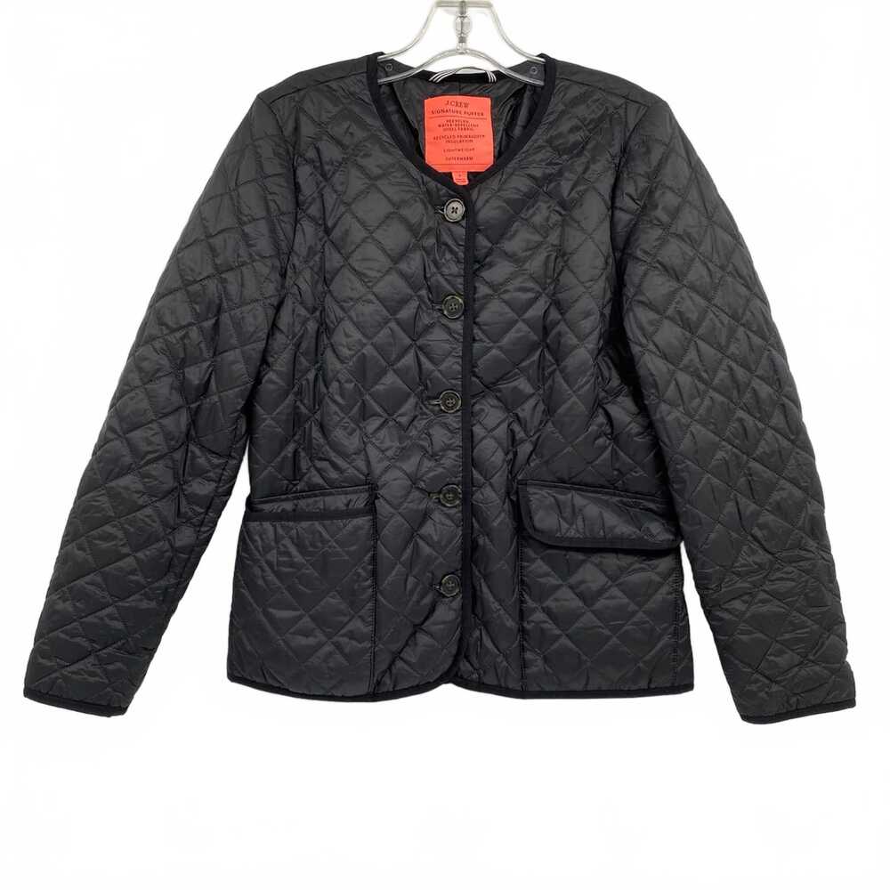 J. Crew Black Quilted Puffer Jacket | Women’s Size 4